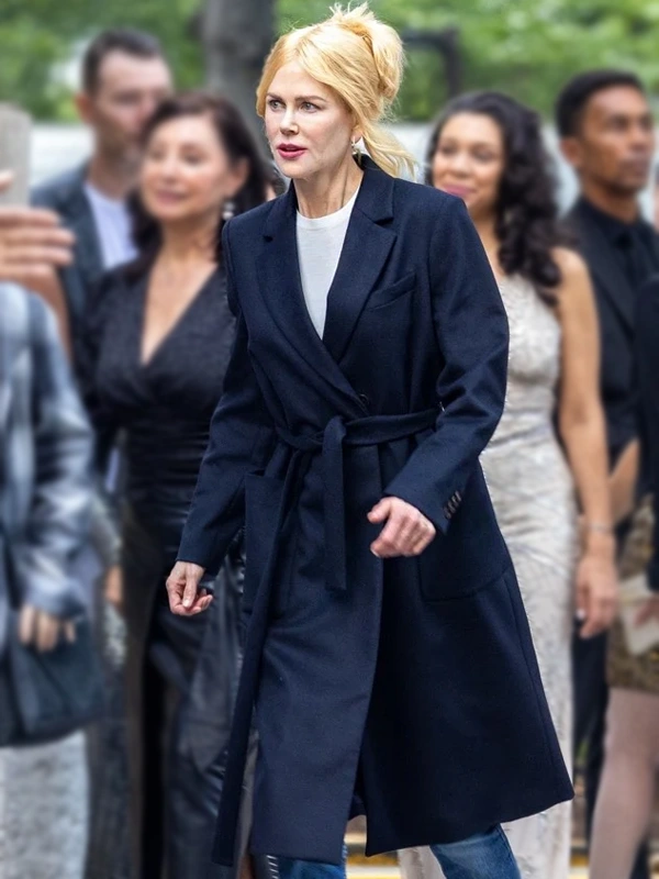 Nicole Kidman A Family Affair Blue Coat