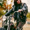 Norman Reedus The Bikeriders Blue Denim Vest