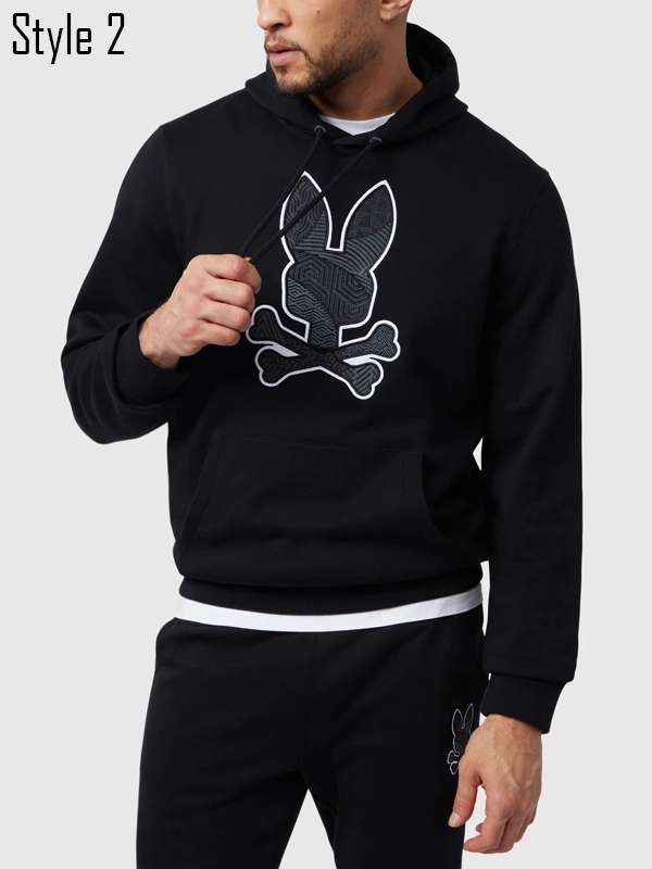 Psycho Bunny Mens Lenox Pullover Hoodie