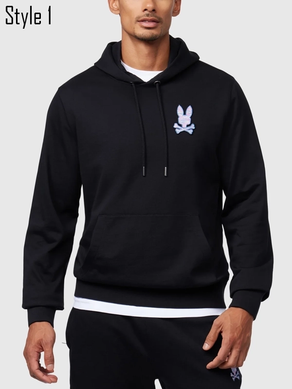 Psycho Bunny Mens Santa Cruz Hoodie