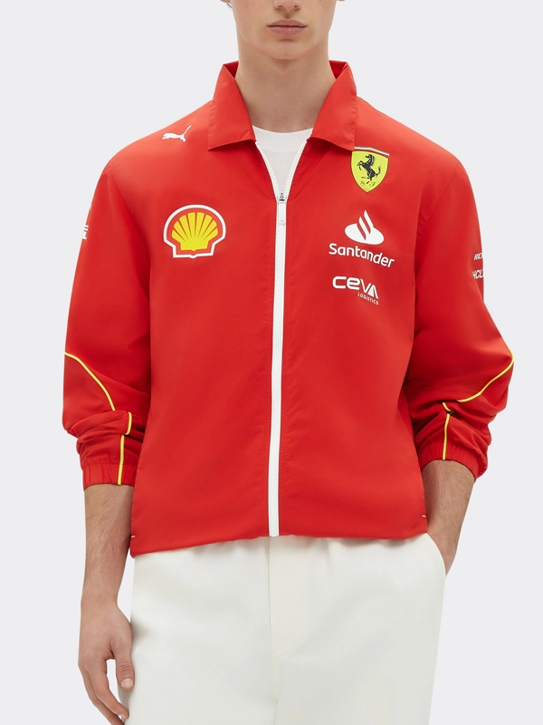 Scuderia Ferrari F1 2024 Team Coach Jacket