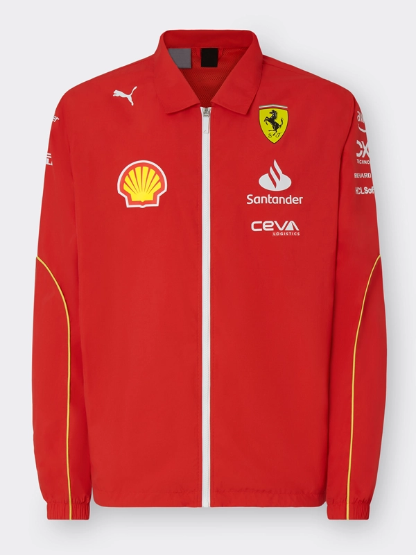 Puma Ferrari Jacket | Scuderia Ferrari F1 2024 Team Coach Jacket