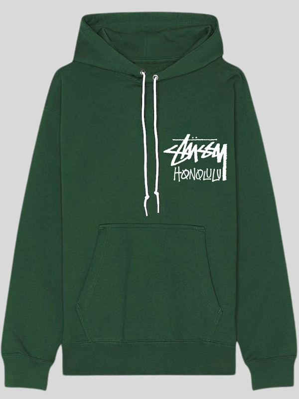 Stussy Honolulu Green Hoodie