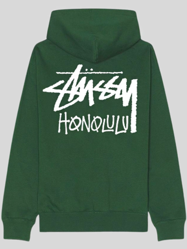 Stussy Honolulu Hoodie Green