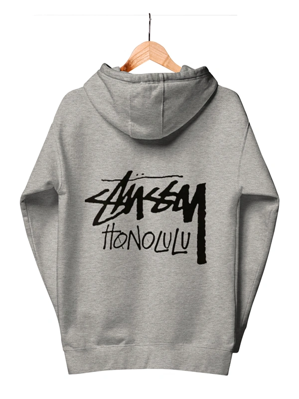 Stussy Honolulu Hoodie Grey