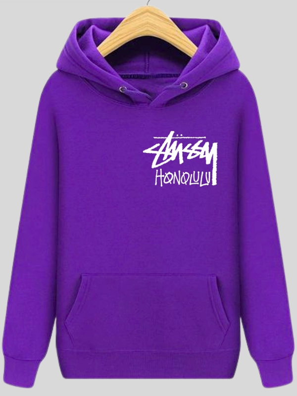 Stussy Honolulu Purple Hoodie