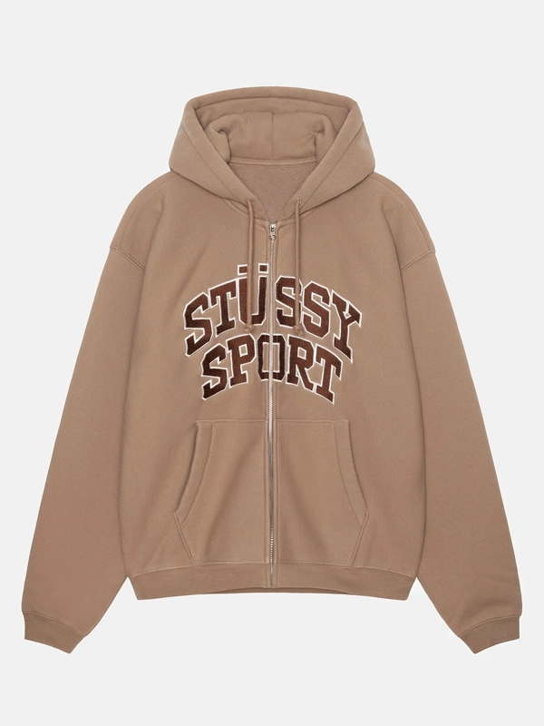 Stussy Sport Zip-Up Hoodie