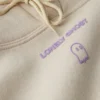 Text Me When You Get Lonely Ghost Home Hoodie Beige