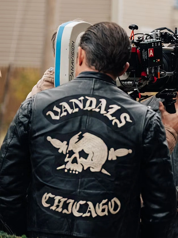 The Bikeriders Vandals Chicago Leather Jacket Tom Hardy