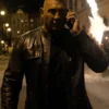 The Killer's Game Black Leather Jacket Dave Bautista