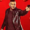 The Killer's Game Dave Bautista Black Leather Jacket