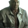 The Killer's Game Dave Bautista Grey Leather Jacket