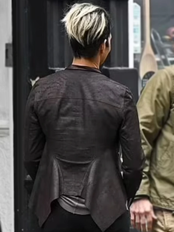 The Union Halle Berry Brown Leather Jacket