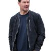 The Union Mark Wahlberg Suede Bomber Jacket