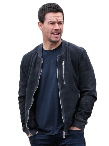 The Union Mark Wahlberg Suede Bomber Jacket