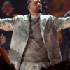 2024 BET Awards Will Smith Leather Coat