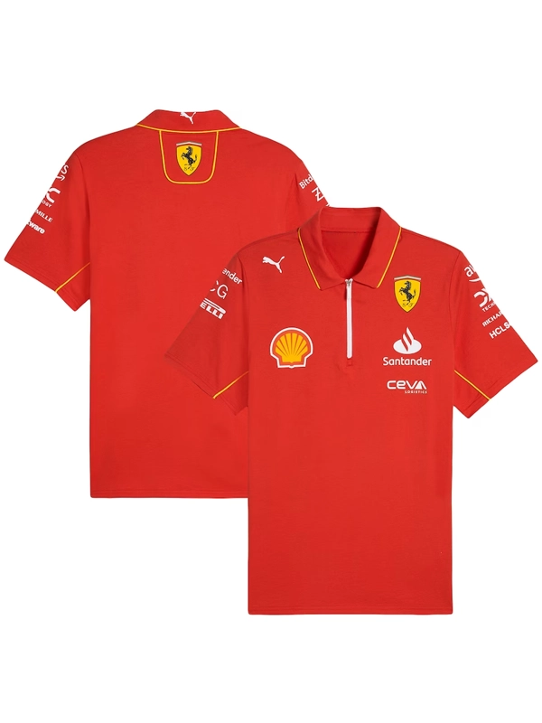 2024 Scuderia Ferrari F1 Team Polo T-Shirt