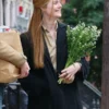 A Complete Unknown Black Coat Elle Fanning