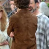 A Complete Unknown Bob Dylan Brown Suede Leather Jacket