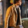 A Complete Unknown Bob Dylan Suede Leather Shearling Jacket