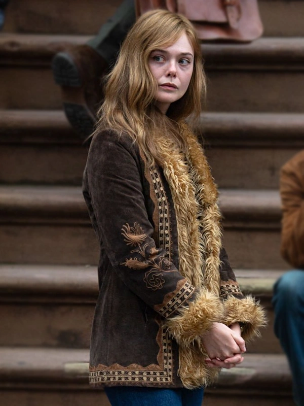 A Complete Unknown Sylvie Russo Brown Fur Suede Jacket