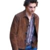 A Complete Unknown Timothée Chalamet Brown Jacket