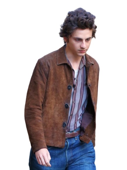 A Complete Unknown Timothée Chalamet Brown Jacket