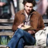 A Complete Unknown Timothée Chalamet Brown Suede Jacket