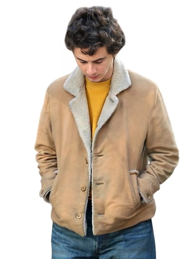 A Complete Unknown Timothée Chalamet Shearling Jacket