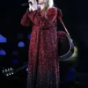 Amsterdam Eras Tour Taylor Swift Red Sequin Coat