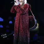 Eras Tour Amsterdam Taylor Swift Red Sequin Coat