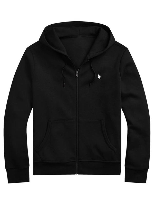 Black Polo Hoodie