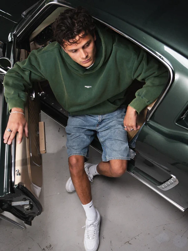 Broken Oslo Green Hoodie