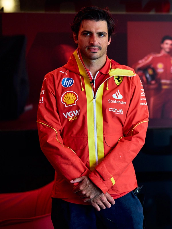 Carlos Sainz 2024 Scuderia Ferrari Jacket Team Jacket