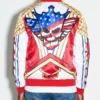 Cody Rhodes White Satin Bomber Entrance Jacket