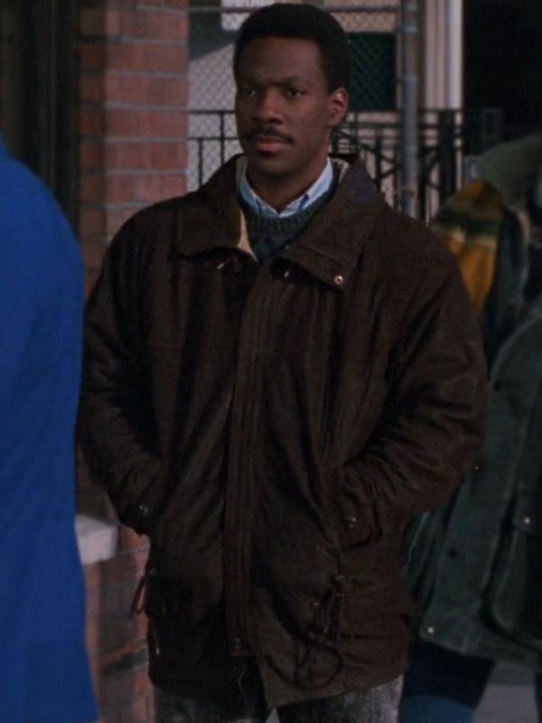 Coming to America Eddie Murphy Brown Hooded Jacket