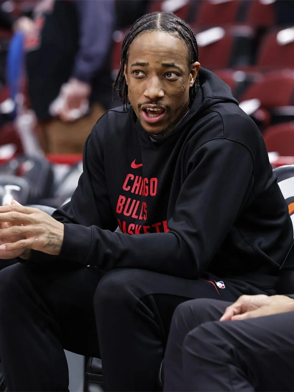 DeMar DeRozan Chicago Bulls Black Hoodie