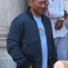 Eddie Murphy Beverly Hills Cop Axel F Blue Bomber Jacket