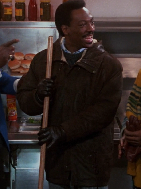 Eddie Murphy Coming to America Brown Hooded Jacket