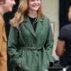 Elle Fanning A Complete Unknown Green Coat