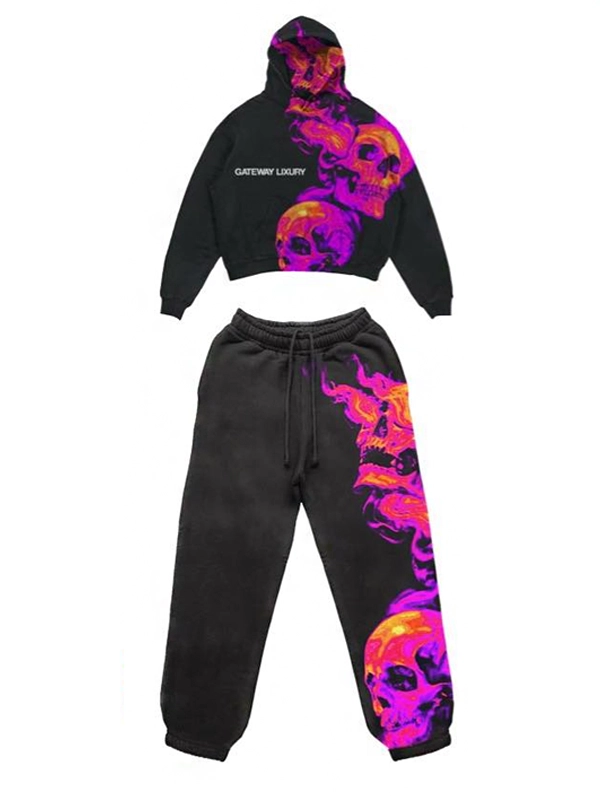 Gateway Luxury Skully Black Tracksuit