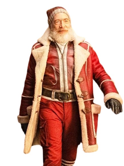 J.K. Simmons Red One Santa Claus Coat