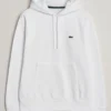 Lacoste White Hoodie