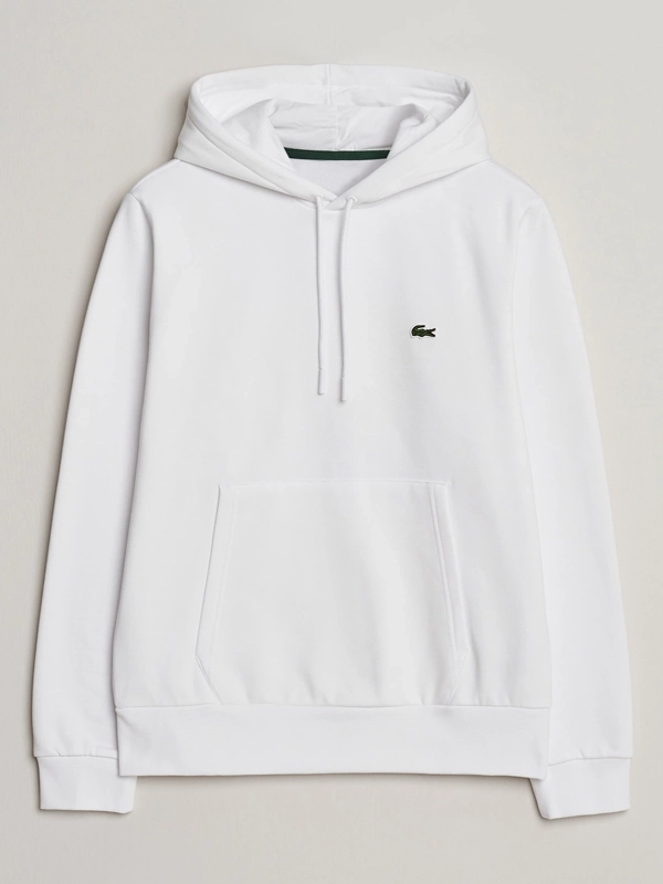 Lacoste White Hoodie