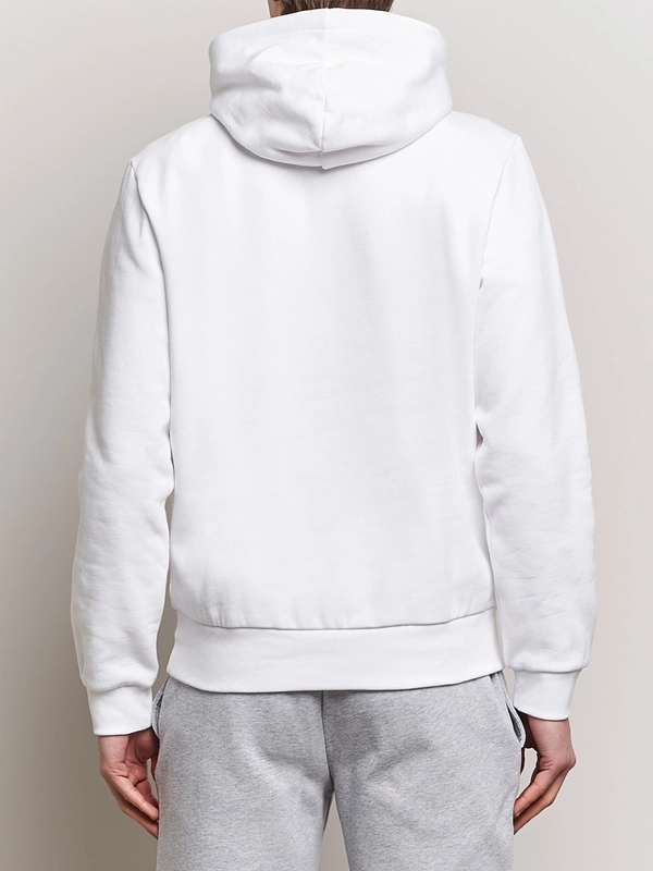 Lacoste White Pullover Hoodie