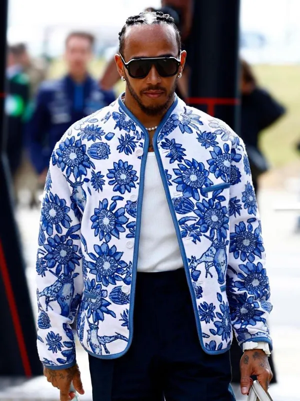 Lewis Hamilton Dior Floral Jacket