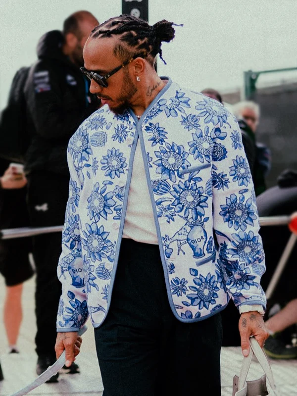 Lewis Hamilton Floral Jacket Dior