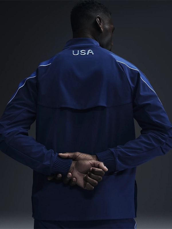 Nike Blue Team USA Medal Ceremony Full-Zip Jacket