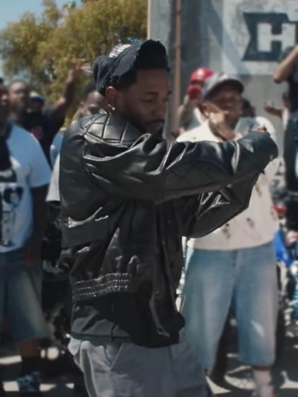 Not Like Us Kendrick Lamar Martine Rose Leather Rider Jacket