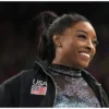 Olympics 2024 Simone Biles Black Jacket